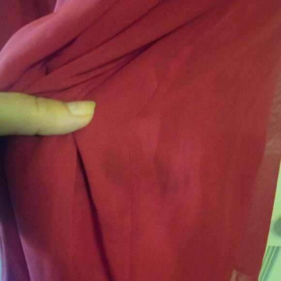 Red empire waist cocktail dress from Lord & Taylor size 4 - Picture 5 of 16